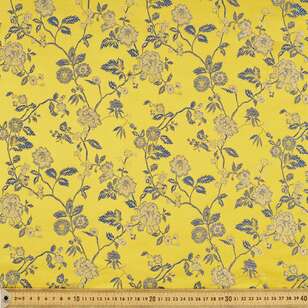 Oriental Printed 90 cm Brocade Fabric Sunshine 90 cm