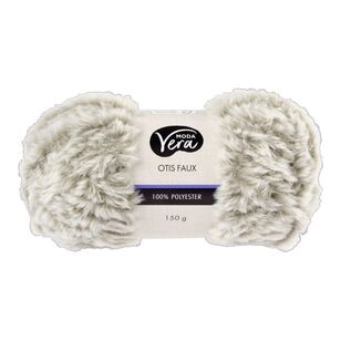 Moda Vera Otis Faux Yarn Grey White 150 g