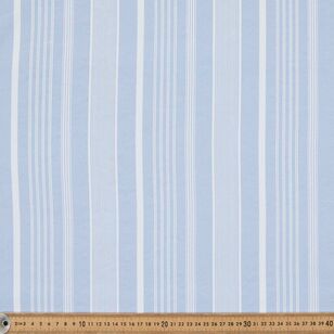 Irregular Stripe 120 cm Thermal Curtain Fabric Blue 120 cm