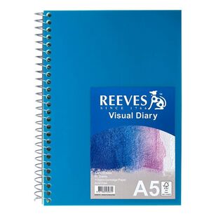 Reeves FSC A5 Visual Diary Blue A5