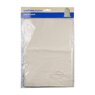 Crafters Choice Plain Santa Sack Natural 50 x 72 cm