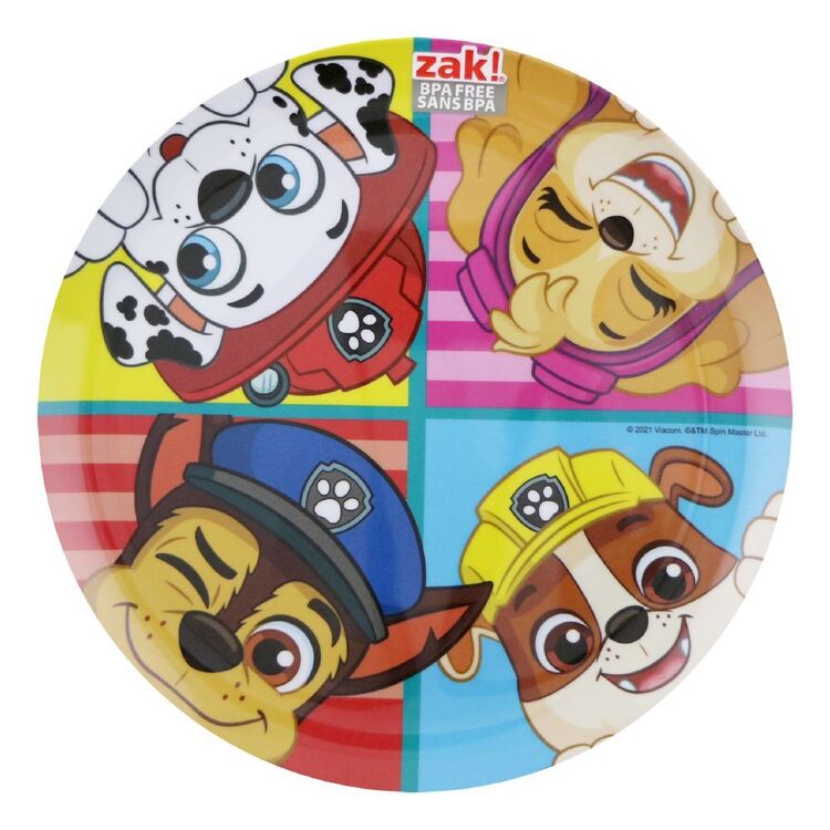 Zak Designs PAW Patrol Dinnerware Set for Kids, Durable Plastic Tableware  Includes Fun Plate, Bowl, and Tumbler Sized for Children (BPA Free, 3-Piece  Set) 