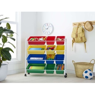 Club House Storage Stand With 12 Tubs Primary