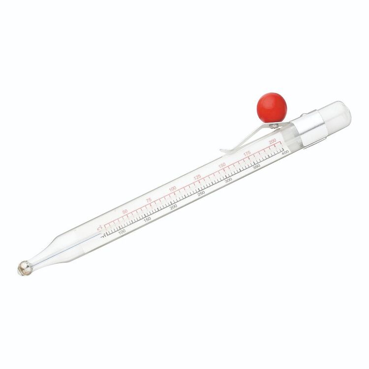 Avanti Glass Deep Fry Thermometer Clear