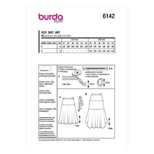 Burda 6142 Misses' Skirts 34-44