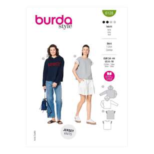 Burda 6128 Misses' Hoodie & Sweatshirt 34-44