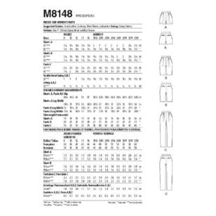 McCall's M8148 Misses' & Women's Pants