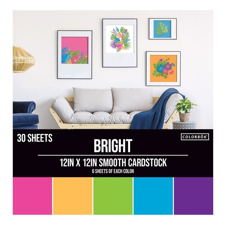 Bright Essentials 12 x 12 Cardstock Paper Pack by Recollections