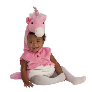 Toddler Furry Unicorn Costume  Pink Toddler