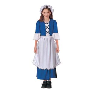 Tom Foolery Victorian Girl Kids Costume Multicoloured Small