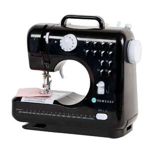 Homezy Sew Easy Professional Youth Mini Sewing Machine Black