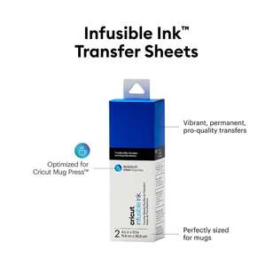 Cricut Mug Press Infusible Ink Solid 2 Pack True Blue