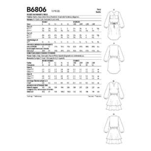 Butterick B6806 Misses' & Women's Dress