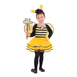 Amscan Ballerina Bee Kids Costume Yellow & Black 4 - 6 Years