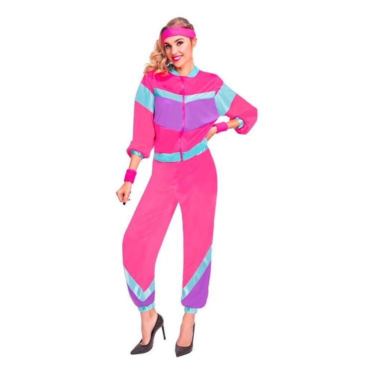 Amscan Shell Suit Adult Woman Costume Multicoloured