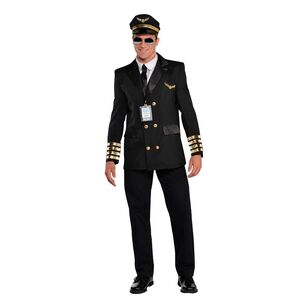 Amscan Captain Wingman Adult Costume Black