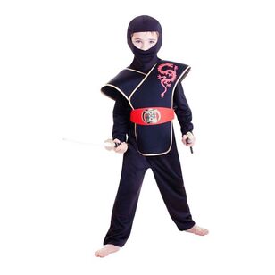 Amscan Deluxe Ninja Kids Costume Multicoloured 6 - 8 Years