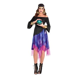 Amscan Adult Fortune Teller High-Low Dress Multicoloured