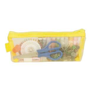 Sewing Kit & Mesh Bag Yellow