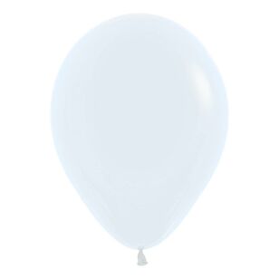 Spartys 30 cm Latex Balloon 20 Pack White 30 cm