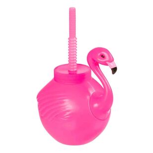 Amscan Flamingo Plastic Sippy Cup Multicoloured