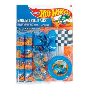 Amscan Hot Wheels Wild Racer Mega Mix 48 Pack Multicoloured