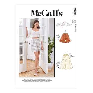 McCall's M8221 Misses' Shorts
