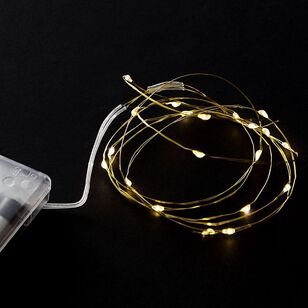 Bud LED String Of 40 Lights Gold 4.2 m