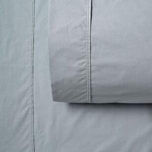 KOO 250 Thread Count Aloe Vera Sheet Set Blue Fog