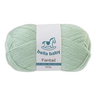 Bella Baby Fantail Merino Blend 4 Ply Yarn Minty