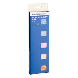 Crafters Choice Polymer Clay 5 Pack Pastel