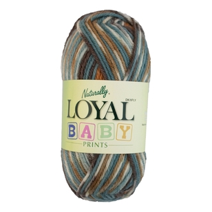 Naturally Loyal 8 Ply Baby Print Yarn Earth 50 g