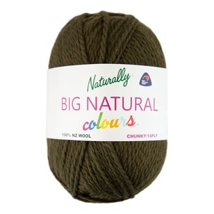 Naturally Big Natural Colours 14 Ply Yarn Khaki 150 g