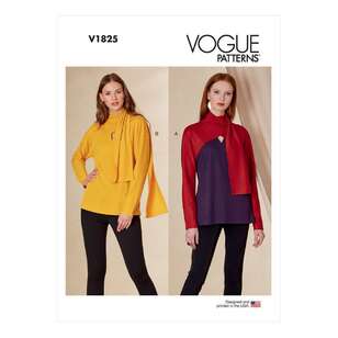 Vogue V1825 Misses' and Misses' Petite Top X Small - XX Large