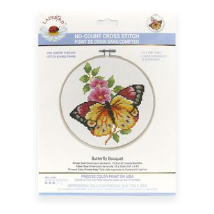 Lady Bird Designs Butterfly Bouquet Cross Stitch Kit Butterfly Bouquet