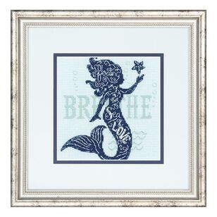 Dimensions Mermaid Song Cross Stitch Kit Multicoloured 15 x 15 cm