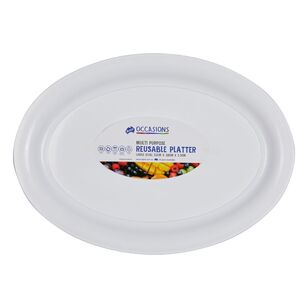 Alpen Oval Serving Platter White