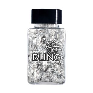 Over The Top Bling Leaf Flakes Silver 2 g