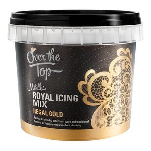 Over The Top Metallic Royal Icing Regal Gold 150 g