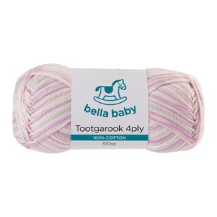 Bella Baby Tootgarook Printed 4 Ply Yarn Grey Purple Mix 50 g