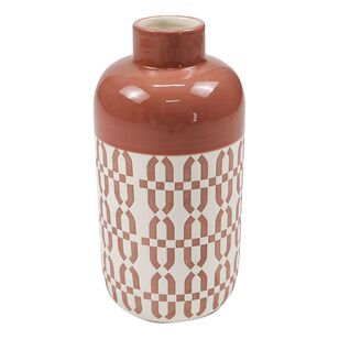 Ombre Home Palm Springs 20 cm Ceramic Vase Pink 10 x 20 cm