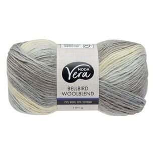 Moda Vera Bellbird Wool Blend Yarn Dove Mix 100 g
