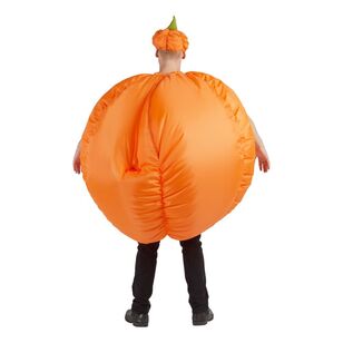 Spooky Hollow Adult Inflatable Pumpkin Costume Orange