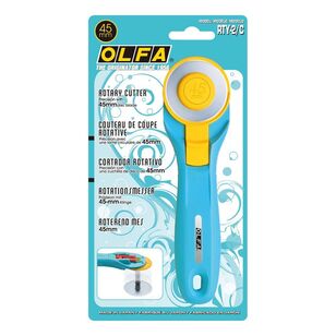 OLFA Q/C 45 mm Blade Rotary Cutter Aqua 45 mm