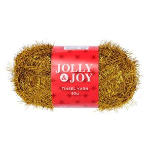 Jolly & Joy Tinsel Yarn Gold 50 g
