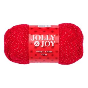 Jolly & Joy Twist Yarn Red 100 g