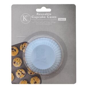 Kate's Kitchen Silicone Cupcake Cases 8 Pack White