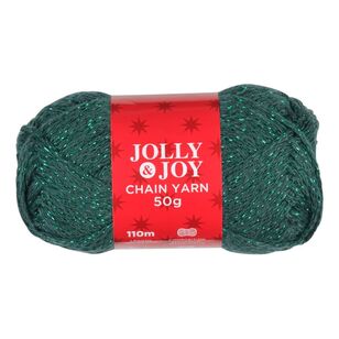 Jolly & Joy Chain Yarn Dark Green 50 g