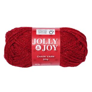 Jolly & Joy Chain Yarn 50 g Red