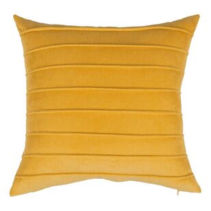 Logan & Mason Home Rory Cord Cushion Ochre 45 x 45 cm
